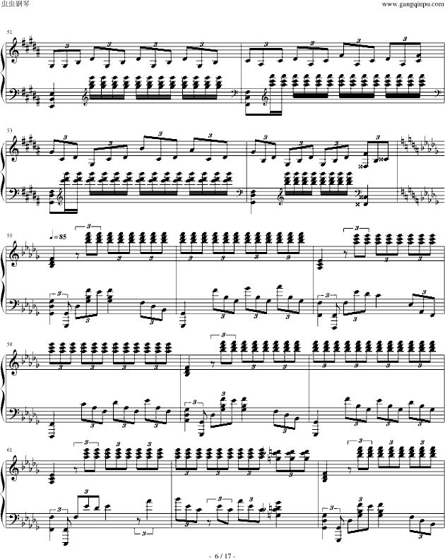 ya鼔曲谱_钢琴简单曲谱(3)