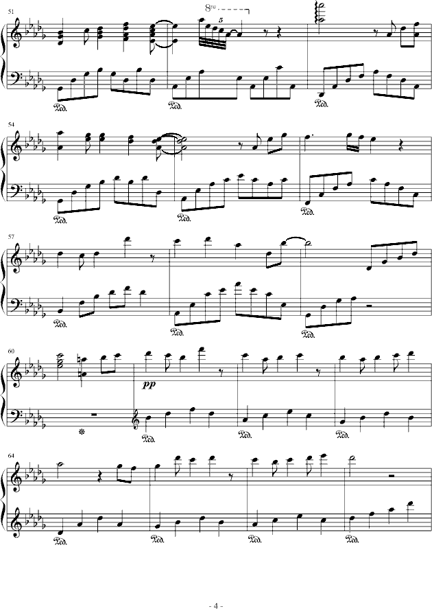 秋之物语钢琴曲谱_奇蛋物语图片(2)
