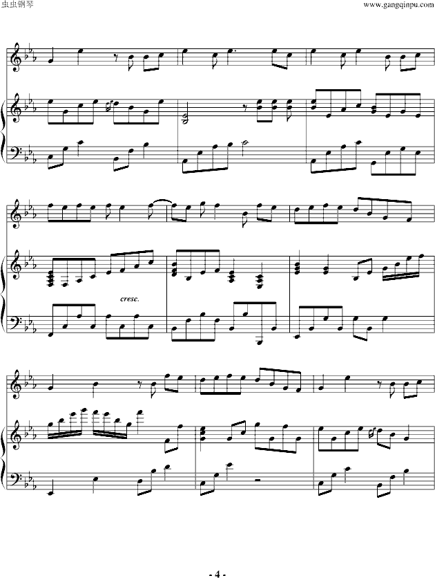母亲钢琴版的曲谱怎么唱_曹操钢琴版曲谱数字(4)