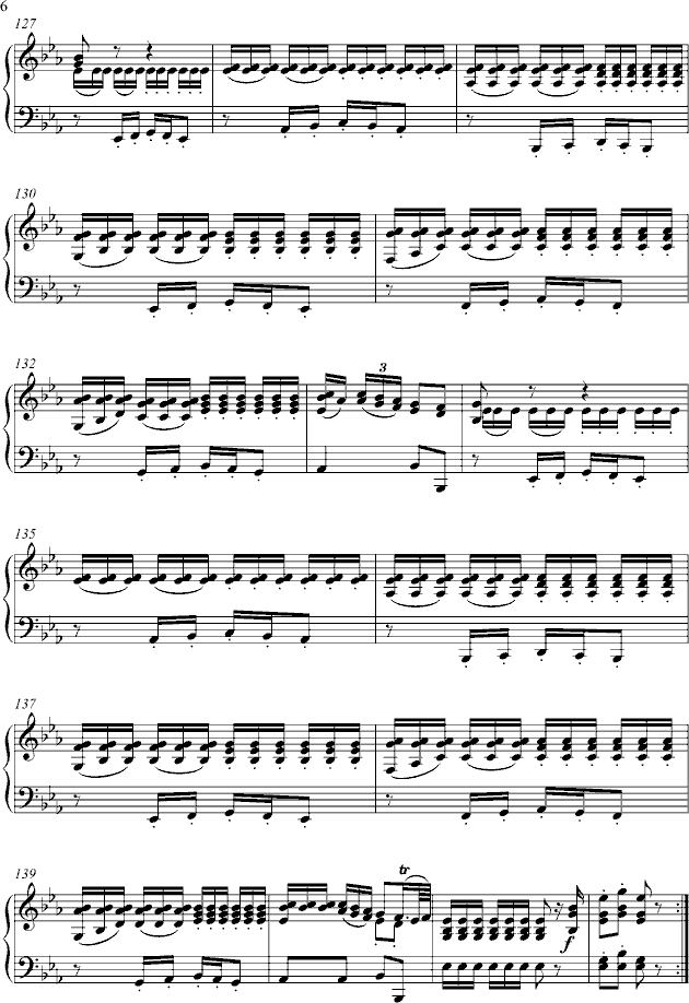 现在到永远solo曲谱_陶笛曲谱12孔(5)