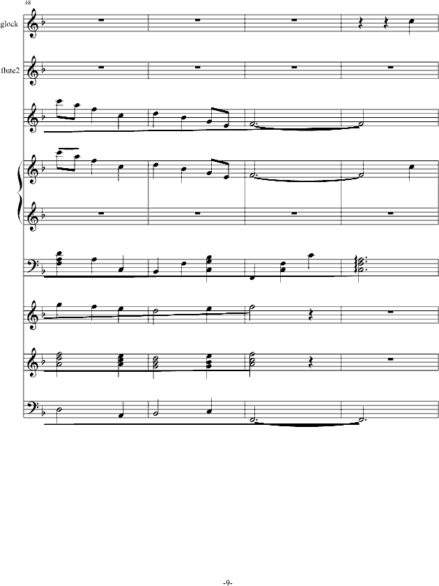 琴缘曲谱_拇指琴曲谱(4)
