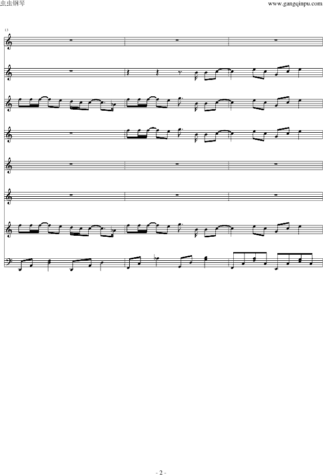 两个人的孤岛(修改版)-钢琴谱(钢琴曲)-s.h.e-虫虫谱_cninr 两个人的孤岛(修改版)-钢琴谱(钢琴曲)-s.h.e-虫虫谱
