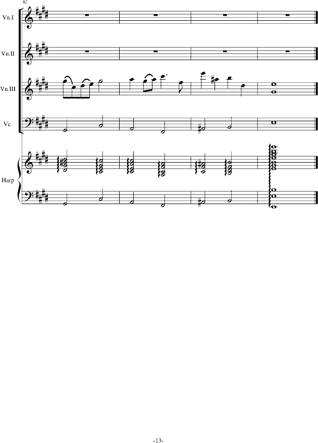 光遇竖琴入门曲谱minato_光遇竖琴入门曲谱