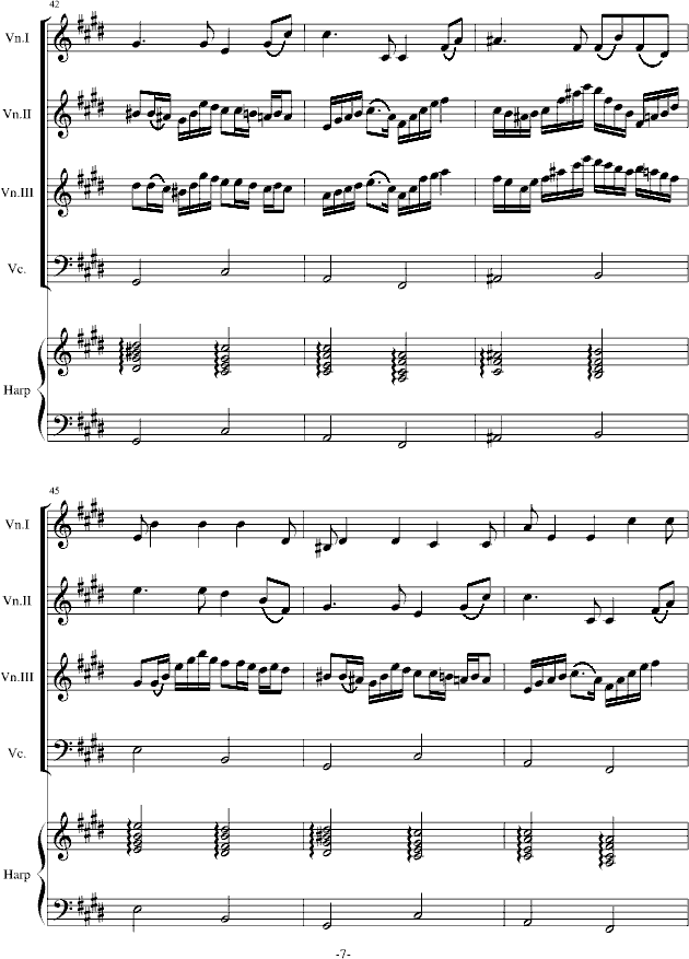 关于竖琴曲谱_光遇竖琴入门曲谱(3)