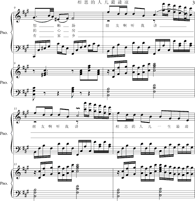 今生最牵挂的人曲谱_今生牵挂的人是你简谱(2)