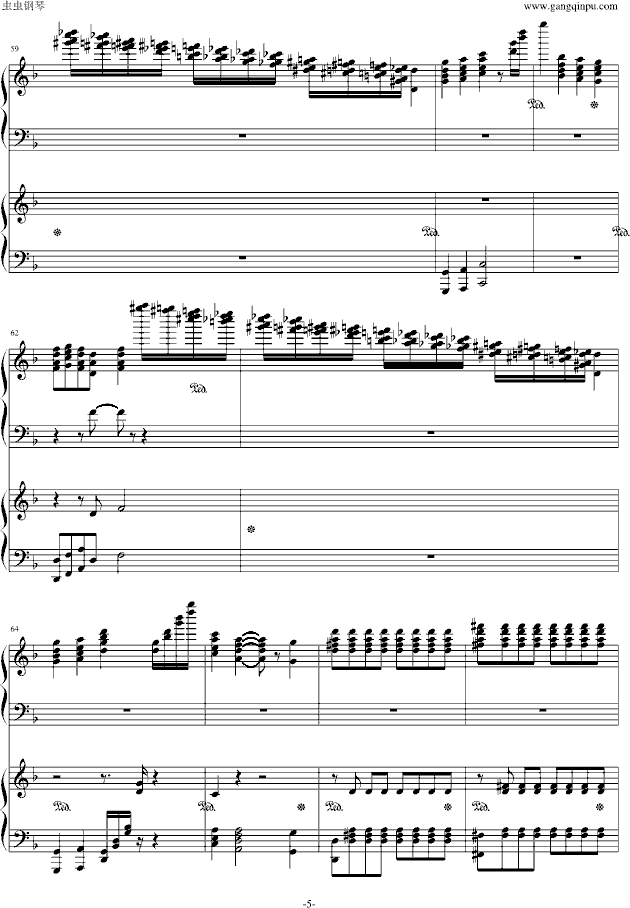 出埃及记古筝双手曲谱_出埃及记古筝曲谱