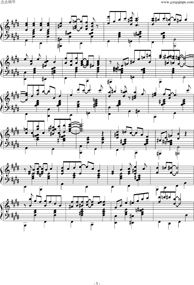钢琴之音曲谱_寂静之音口琴曲谱