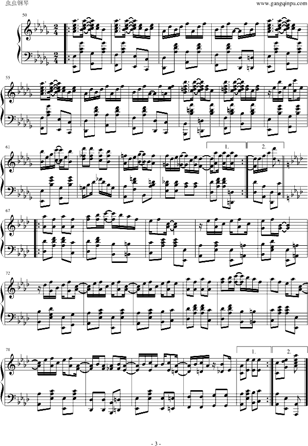 ab曲谱(3)