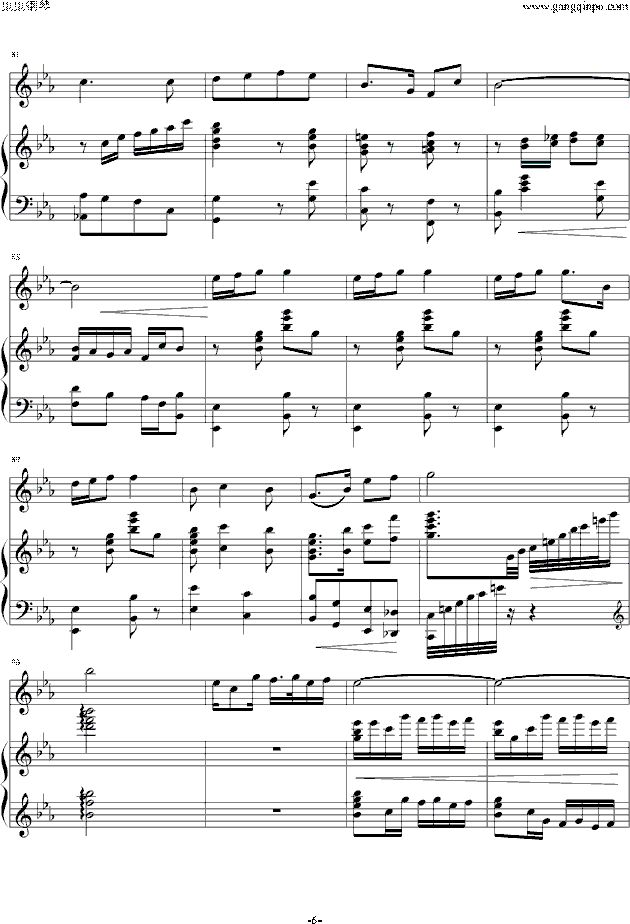 祝酒歌简谱歌谱_祝酒歌 韩伟词 施光南曲 全屏看谱(3)