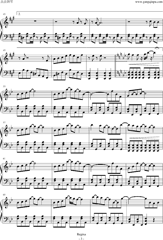 a调曲谱_陶笛曲谱12孔