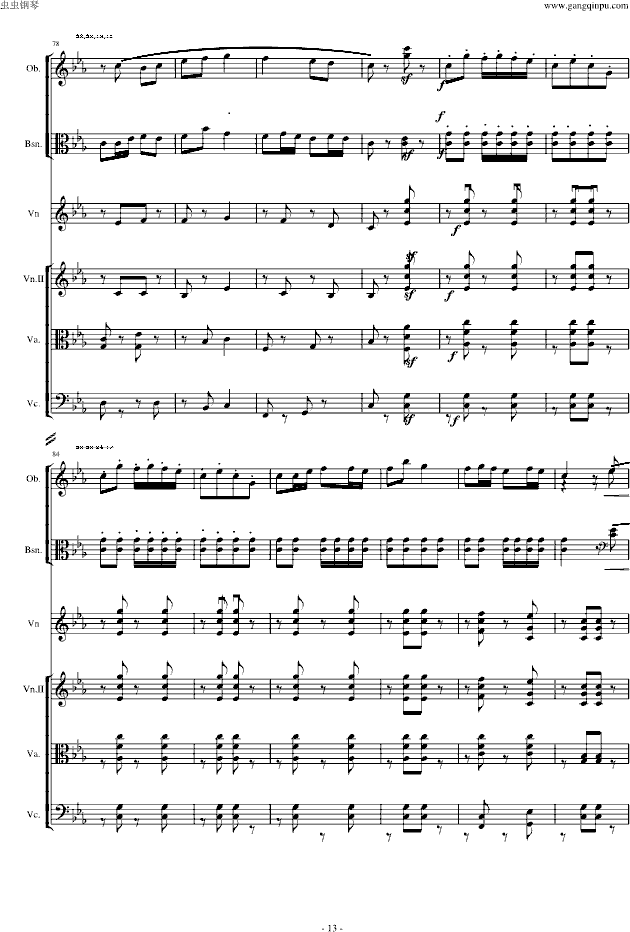 下山的乐曲谱_口风琴曲谱下山(3)
