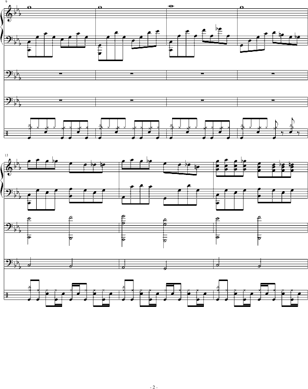 暴走钢琴曲谱_暴走钢琴数字简谱