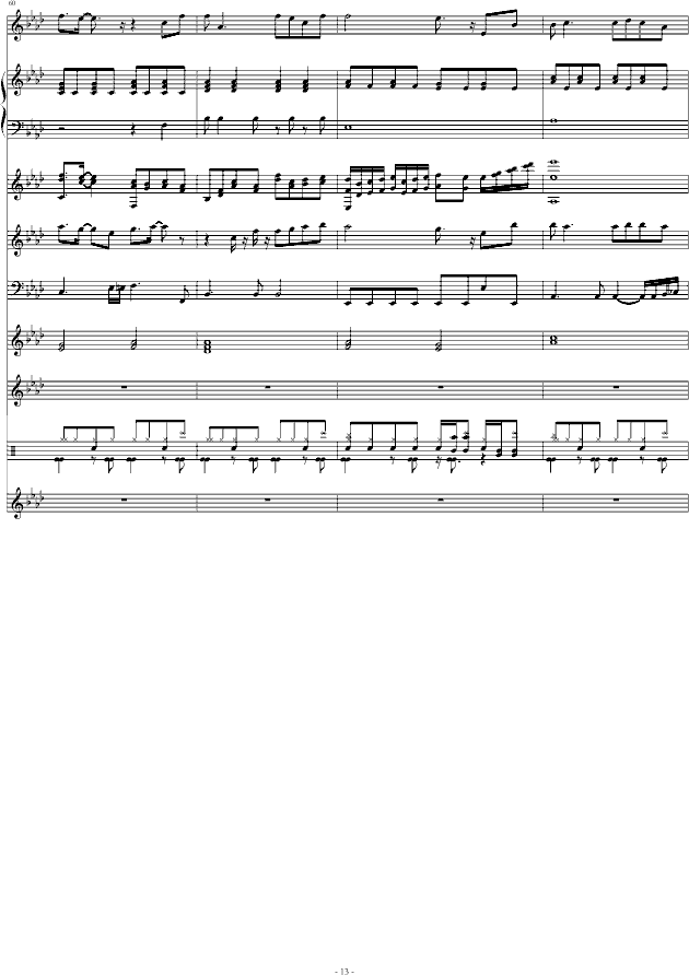 ab曲谱