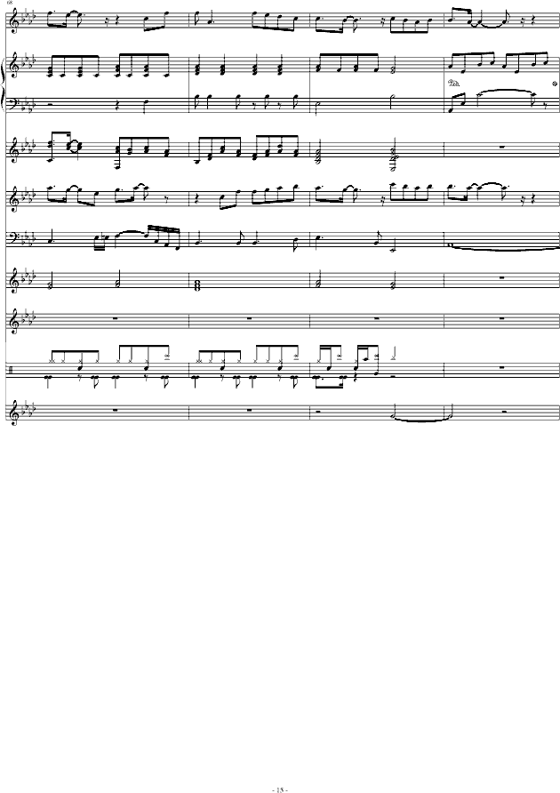 《珊瑚海》简谱_珊瑚海简谱