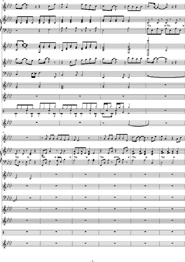 ab曲谱