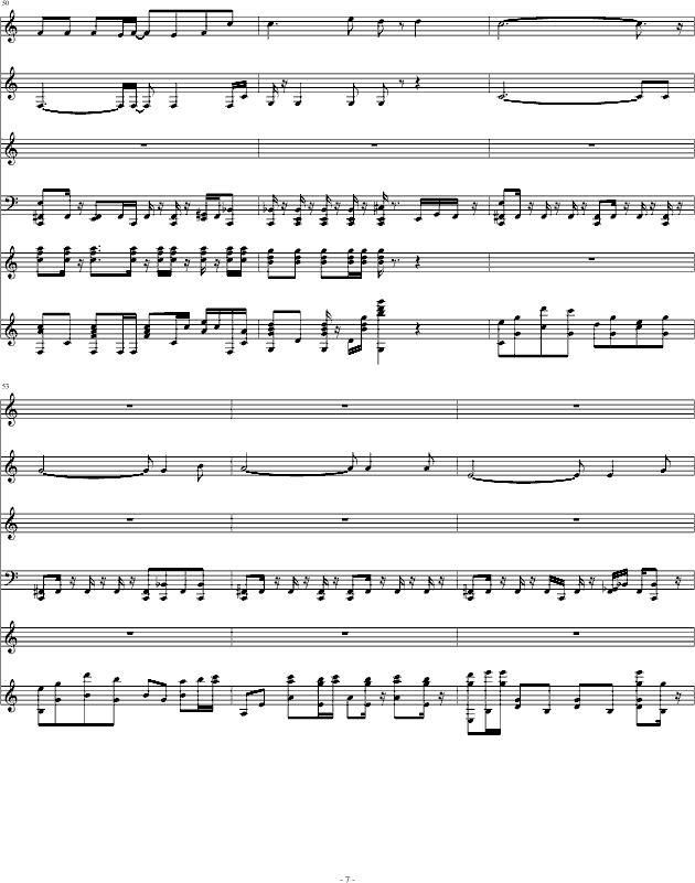 曲谱哭啼啼_雄鸡啼破五更天曲谱(5)