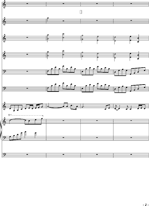母亲节钢琴音乐曲谱_母亲节手抄报(5)