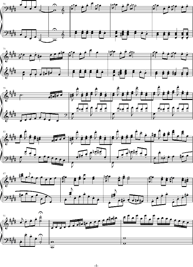 京城旧事曲谱_京城旧事素描