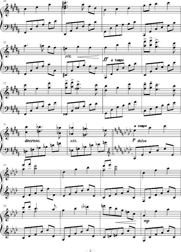 hello钢琴曲谱_钢琴简单曲谱