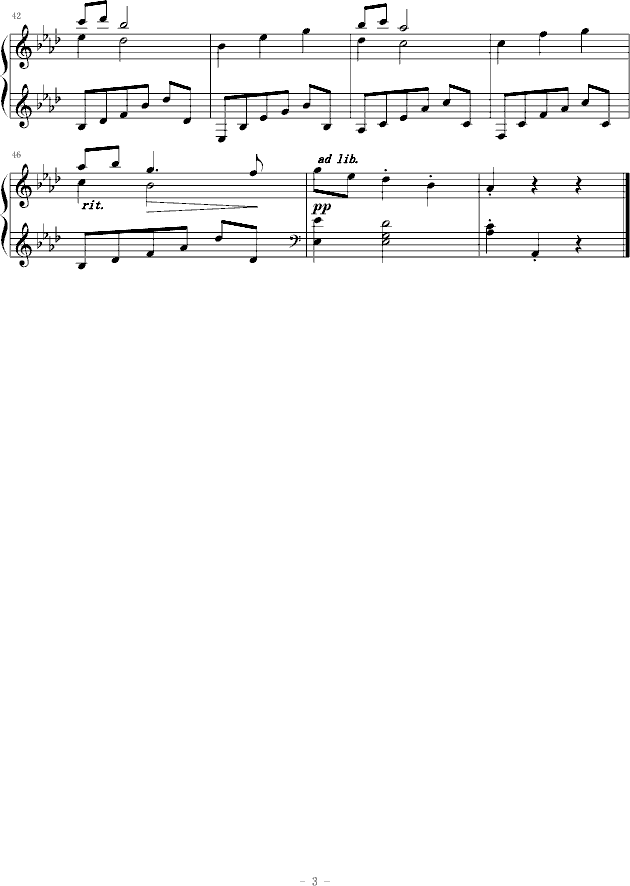 hello钢琴曲谱_钢琴简单曲谱(4)