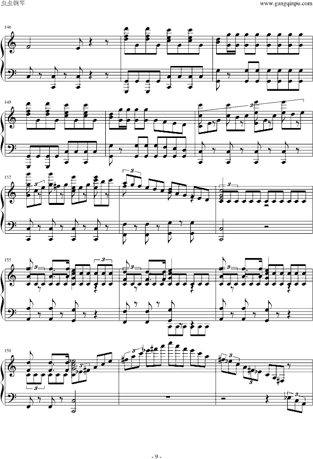 夜的钢琴曲5简谱c调_夜的钢琴曲五钢琴谱 C调独奏谱 石进 钢琴独奏视频 原版钢琴谱 乐谱 曲谱 五线谱 六线谱 高清免费下载