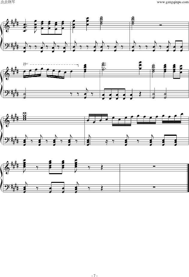 歌曲飘落简谱_飘向北方 弹唱版 单曲循环根本停不下双手简谱预览 EOP在线乐谱架(3)