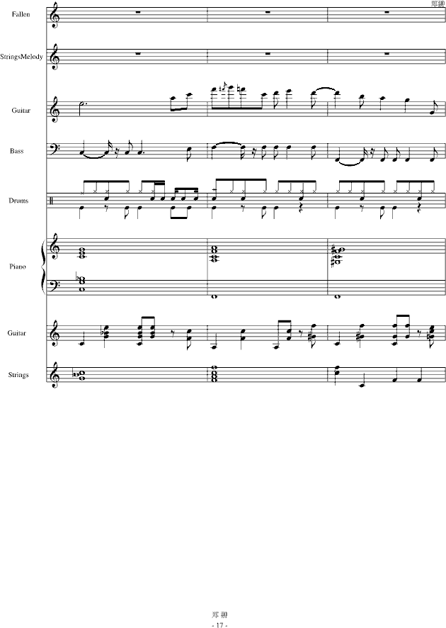 假日钢琴曲谱_罗马假日(2)