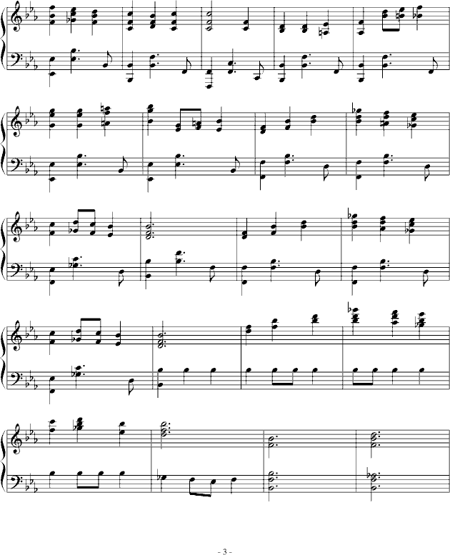 小品曲钢琴曲谱_国画山水小品(3)