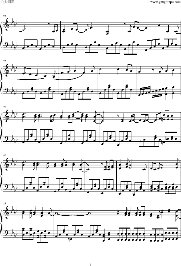 泡沫葫芦丝简谱_泡沫钢琴数字简谱(2)