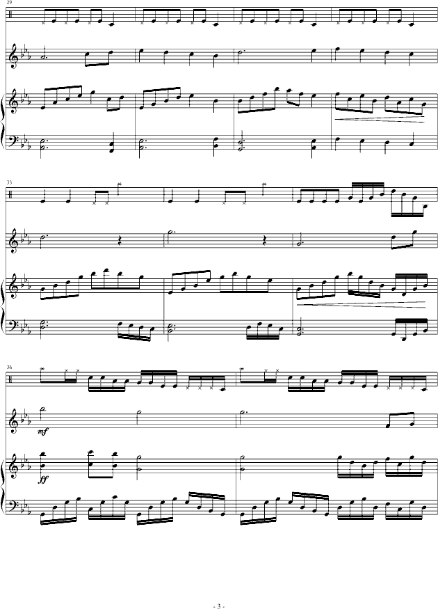 gypsophila曲谱_陶笛曲谱12孔