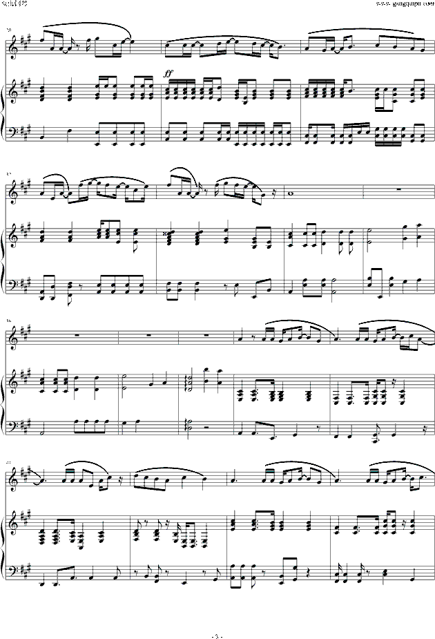 五月天咸鱼曲谱