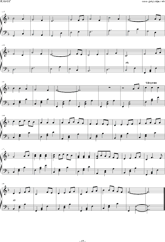千与千寻主题变奏曲钢琴谱-久石让-虫虫钢琴谱免费下载