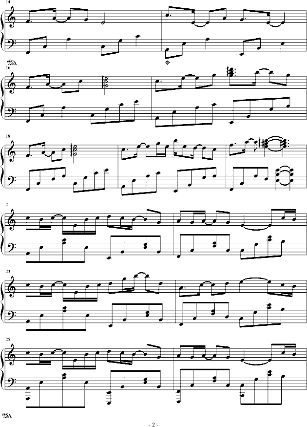 曾经蔚蓝简谱_蔚蓝天空图片(2)