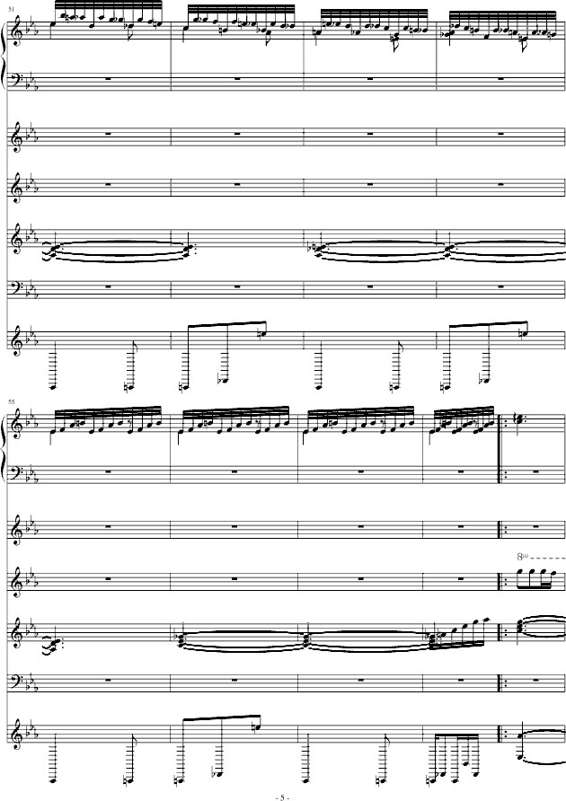 六音调曲谱_钢琴简单曲谱(3)