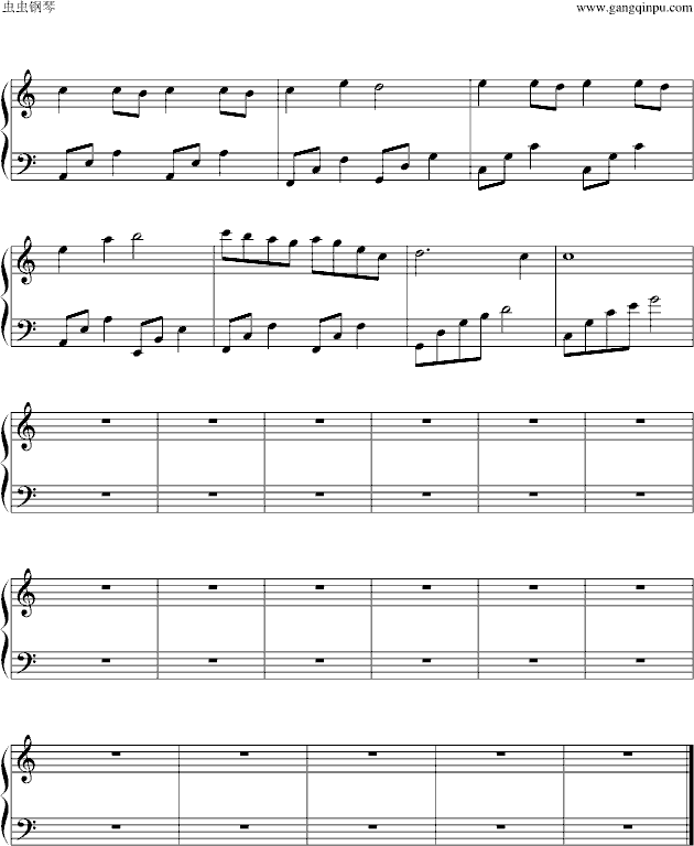 萤火虫伊能静竖笛曲谱_萤火虫简谱伊能静