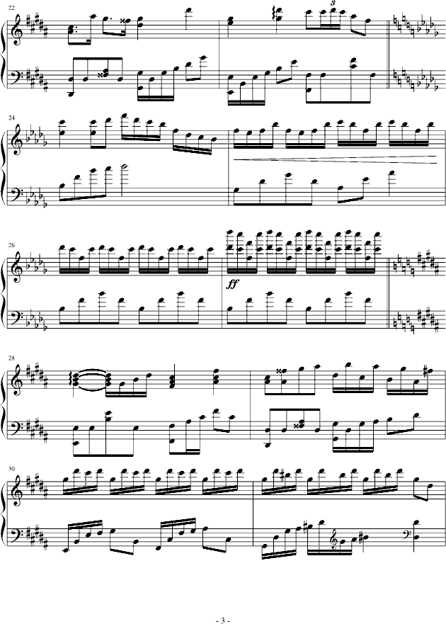 默钢琴曲谱_默曲谱(4)