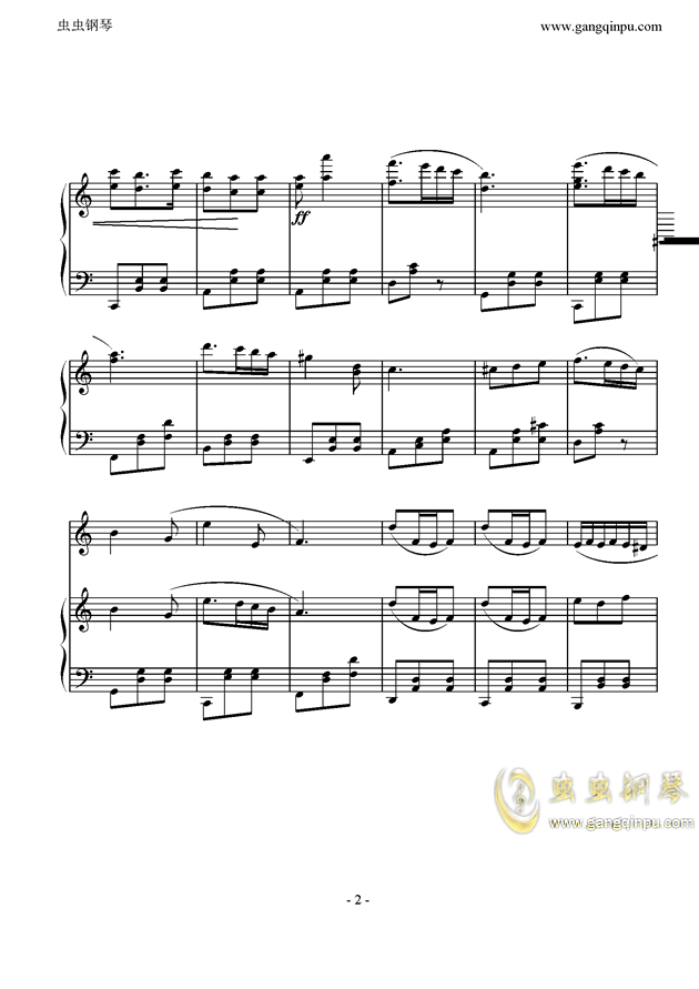 宝石出征曲谱_钢琴简单曲谱
