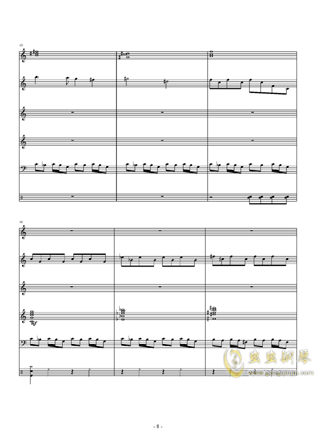 葫芦丝c调儿歌曲谱(4)