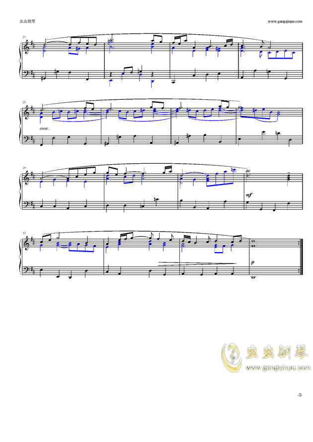 咏叹调钢琴曲谱_咏叹调方书剑钢琴正谱(2)