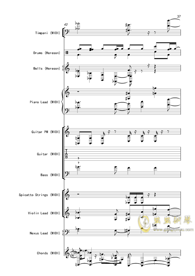 赤伶乐曲谱_天刀乐伶曲谱(3)