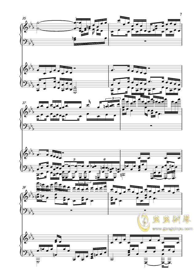 克罗地亚狂想曲简谱c调_克罗地亚狂想曲简谱(3)