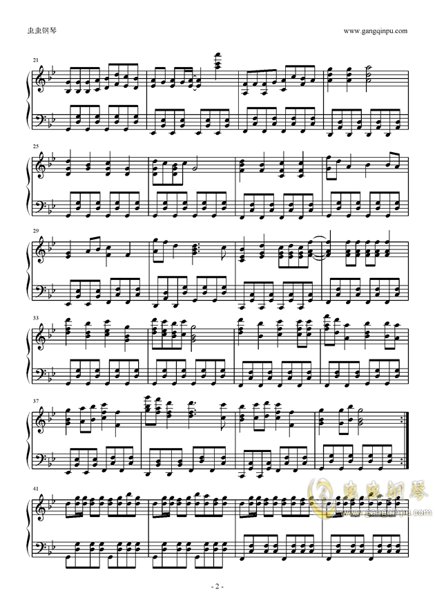 钢琴版小苹果曲谱_曹操钢琴版曲谱数字(5)