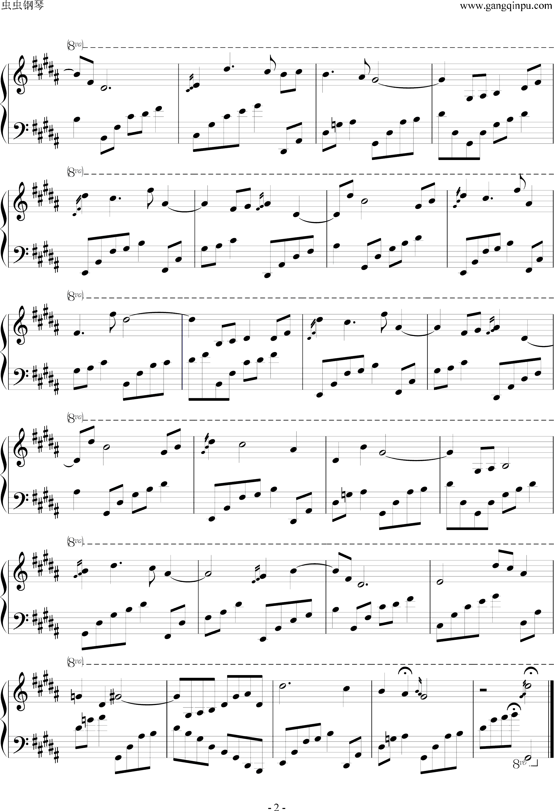 夜的钢琴曲24钢琴谱-石进-虫虫钢琴谱免费下载