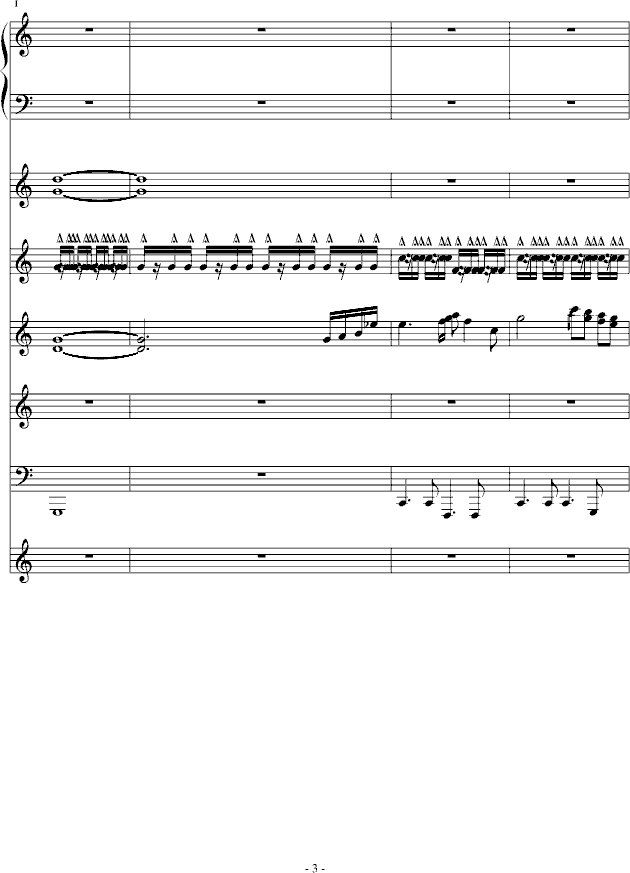 六音调曲谱_钢琴简单曲谱