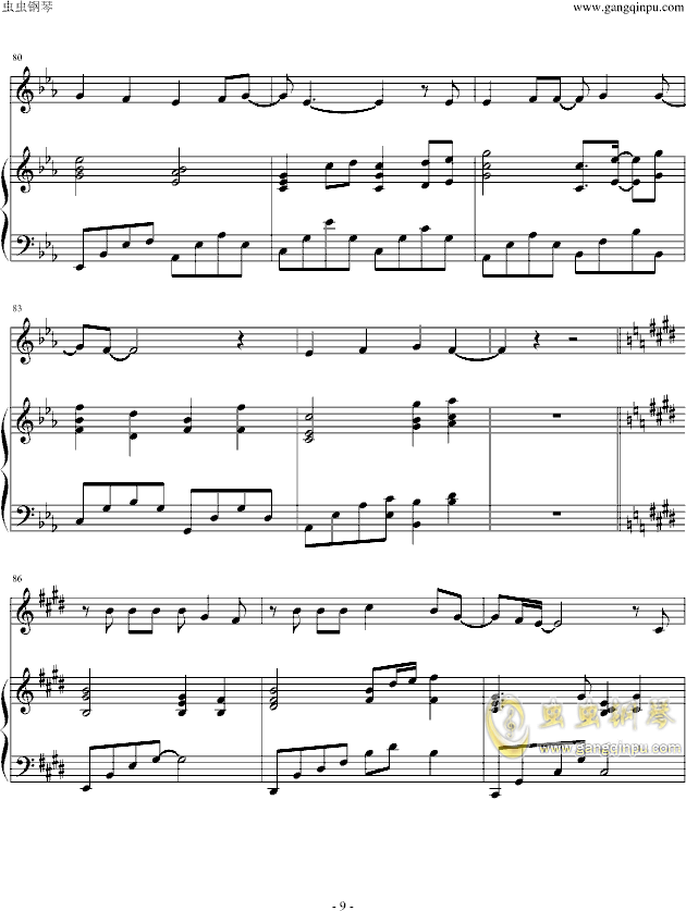 钢琴弹唱曲曲谱_儿歌钢琴弹唱50首曲谱