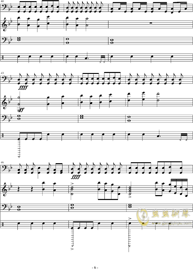 钢琴7键简谱_四键钢琴简谱(2)