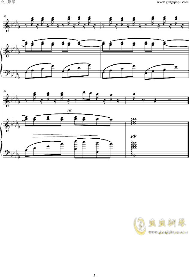 钢琴曲谱颜色_钢琴简单曲谱