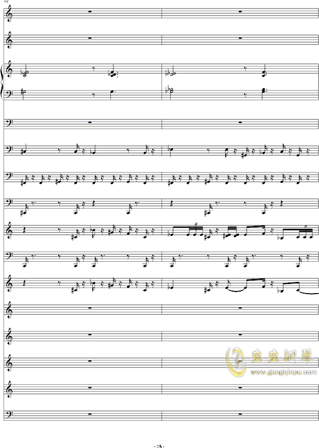 钢琴曲滴答的简谱_钢琴曲简谱(2)