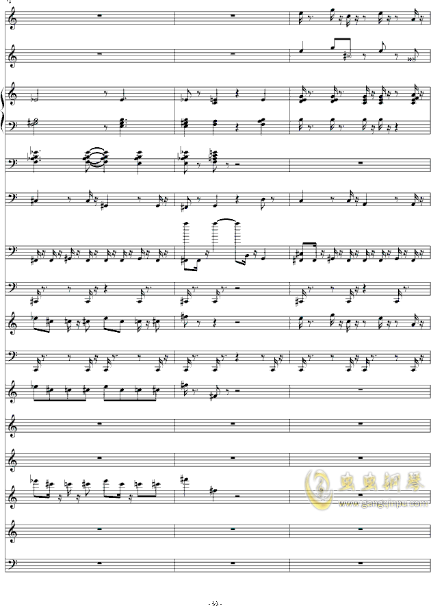 滴答滴曲谱_滴答钢琴曲谱