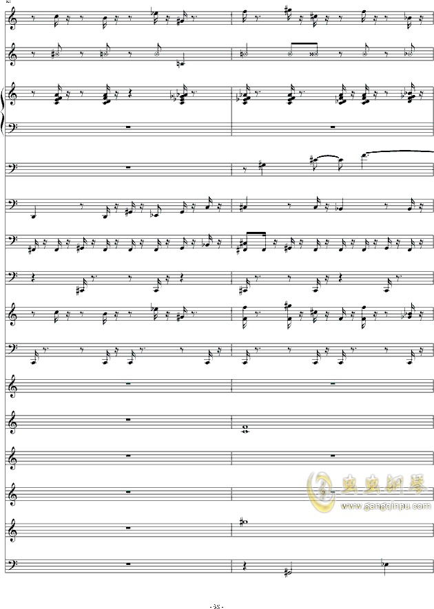 钢琴曲滴答的简谱_钢琴曲简谱(2)